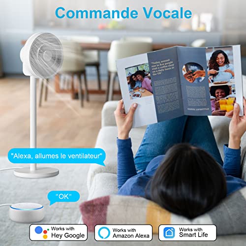 Prise Connectée WiFi (Type F), Prise Intelligente EIGHTREE, Compatible avec Alexa, Google Home, SmartThings, Suivi de la Consommation d'énergie, Contrôle de l'App Smart Life, 16A, Pack de 1 – Image 5