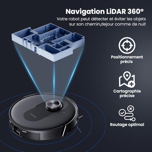 Proscenic Q8 Robot Aspirateur Laveur – Image 4