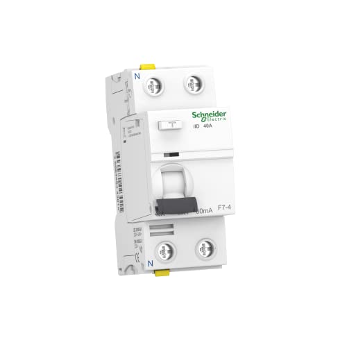 Schneider A9Z21440 Disjoncteur différentiel iID, 4P, 40A, 30mA type A, Blanc – Image 3