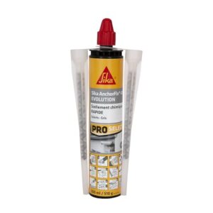 Sika Anchorfix 01 Evolution, Scellement chimique rapide pour Fixation d'objets lourds