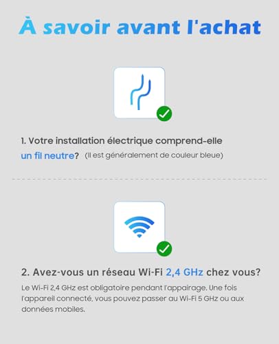Tallifun Interrupteur Volet Roulant Connecté Équipé un Écran LCD avec Fonction Pourcentage, Interrupteur Mural Commande Vocale Programmation pour Rideaux Compatible Alexa, Google Home – Image 3