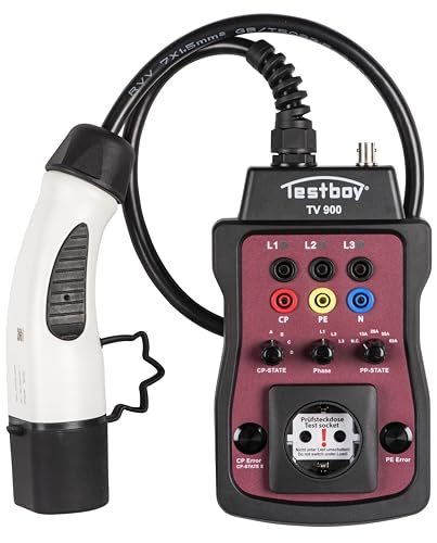 Testboy TV 910 Adaptateur de Test pour Stations de Recharge