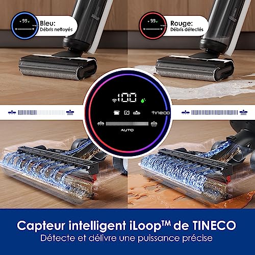 Tineco Floor One Stretch S6, Switch s6 Stretch, Switch S6, Aspirateur Laveur de Sols Eau et Poussière, Aspirateur Balai sans Fil – Image 5