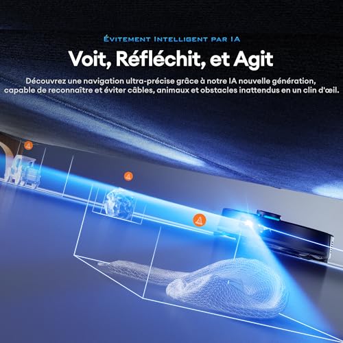 Ultenic T20 Pro Aspirateur Robot, Robot Aspirateur Laveur – Image 3