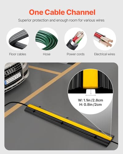 VEVOR Lot de 4 Protections de câbles – Image 4