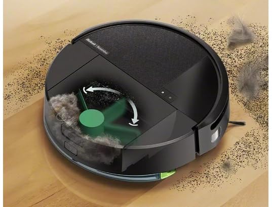 iRobot Roomba 205 DustCompactor Combo Robot - Compacte automatiquement les débris à l’intérieur du robot jusqu'à 60 jours - Clearview LiDAR - 7KPa - Se Recharge et reprend Le Travail -SmartScrub -Noir – Image 3