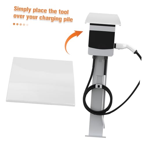 iplusmile Housse de Protection pour Station de Charge Électrique Couvercle Étanche Aux Intempéries pour Pile de Chargement Protection Complète Durable pour Usage Extérieur Orange – Image 4