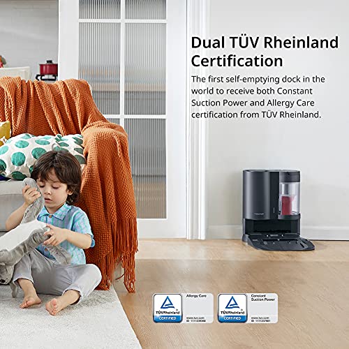 roborock S7 Station Pile de Collecte de poussière de Quai à Vide Automatique Noir, pour Les Aspirateurs Robots S7/S7 Maxv – Image 3