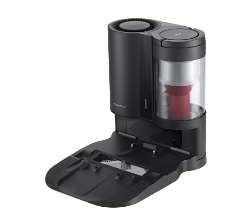 roborock S7 Station Pile de Collecte de poussière de Quai à Vide Automatique Noir, pour Les Aspirateurs Robots S7/S7 Maxv